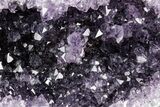 Sparkly Deep-Purple Amethyst Geode - Uruguay #345956-1